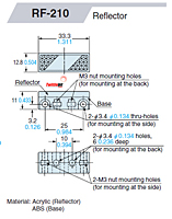 RF-210 dimensions