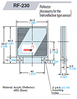 RF-230 dimensions