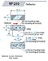 RF-210 dimensions